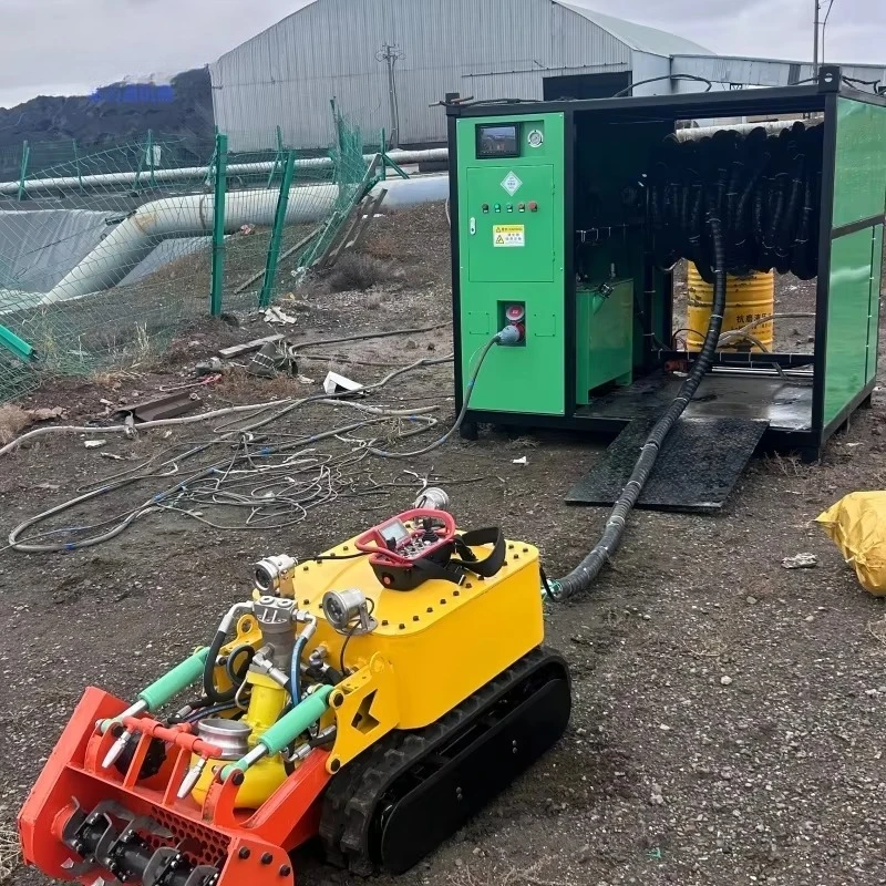 Wear-Resistant Track Hydraulic Underwater Complex Terrain Dredging Robot