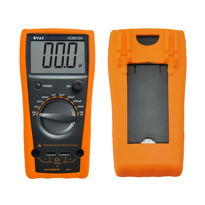 

Vicimeter VC6013A 2000 цифр тестер емкости от 0,1 пФ до 200 мФ с защитой от саморазряда конденсатора