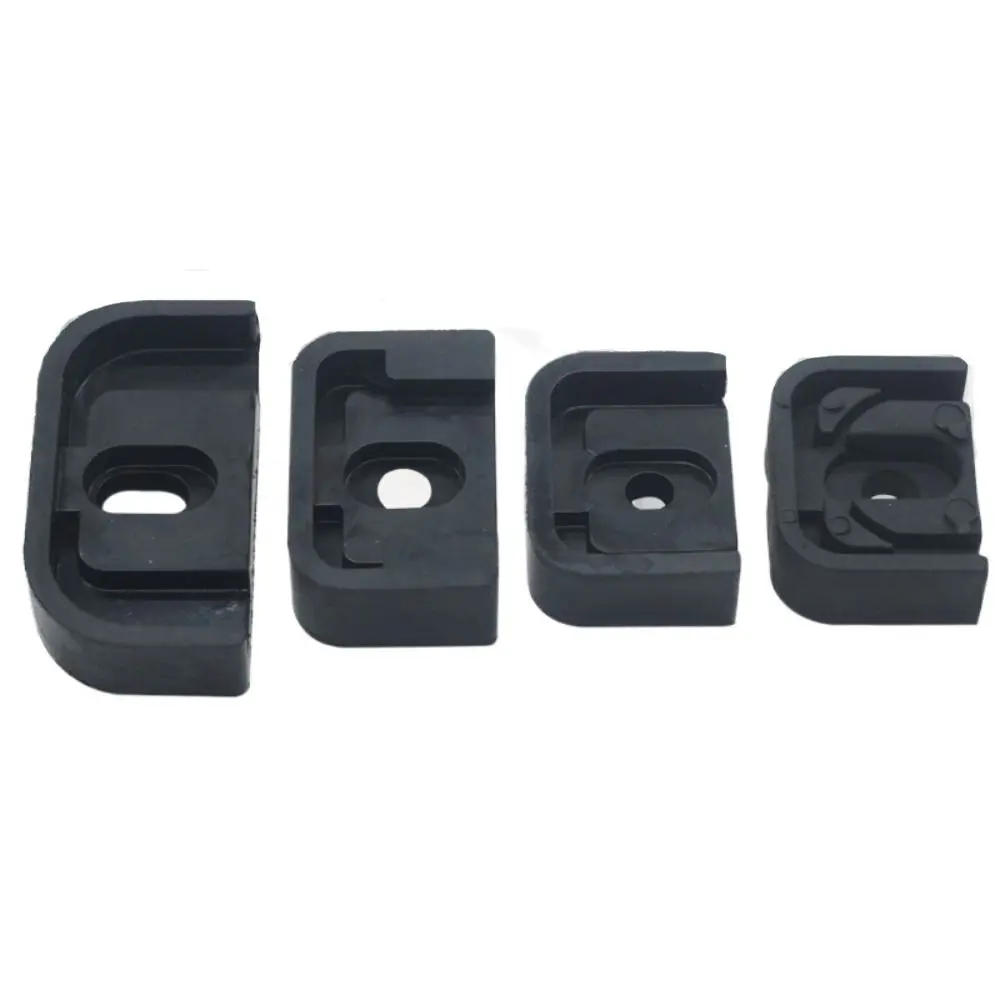 4Pcs Rubber Air Conditioning Rubber Mount Shock Pads Raised Base Anti Vibration Pad Damper Absorbing Vibration Damping Pad
