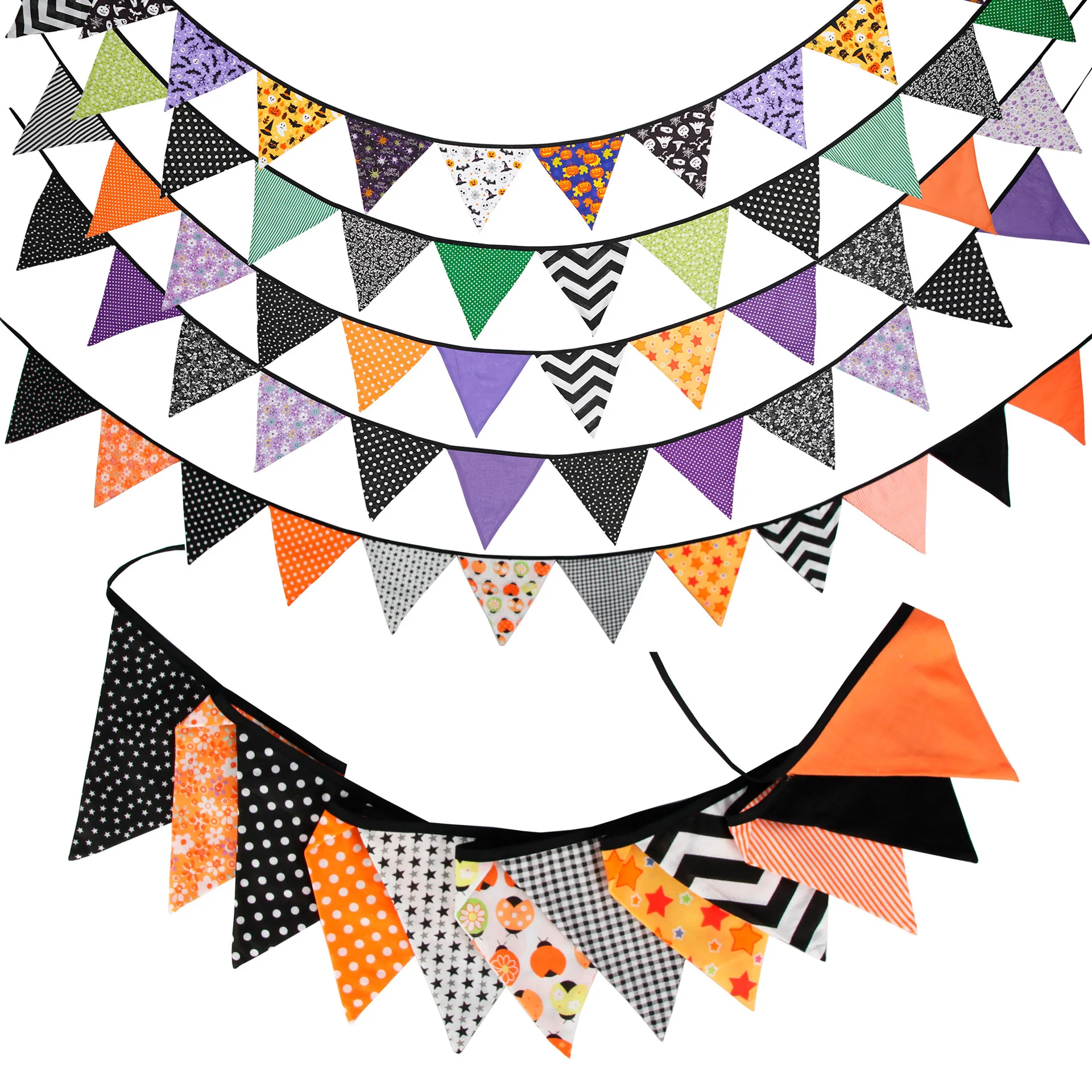 Premium Halloween & Thanksgiving Triangle Banner for Outdoor Camping Tent Decoration