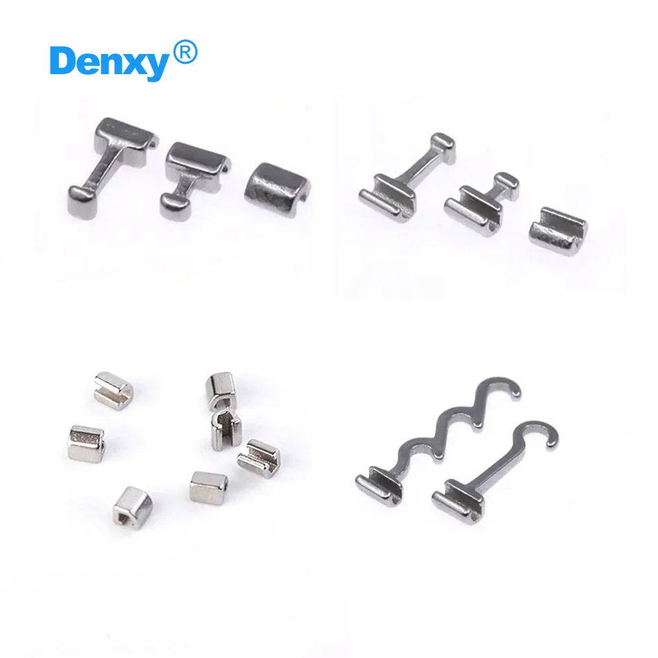Denxy 50 Stück Zahnmedizinische Quetschbare Haken, Kurz/Mittel/Lang, für Kieferorthopädische Brackets, Zahnspangen, Zahnarztpraxis – Detail 4