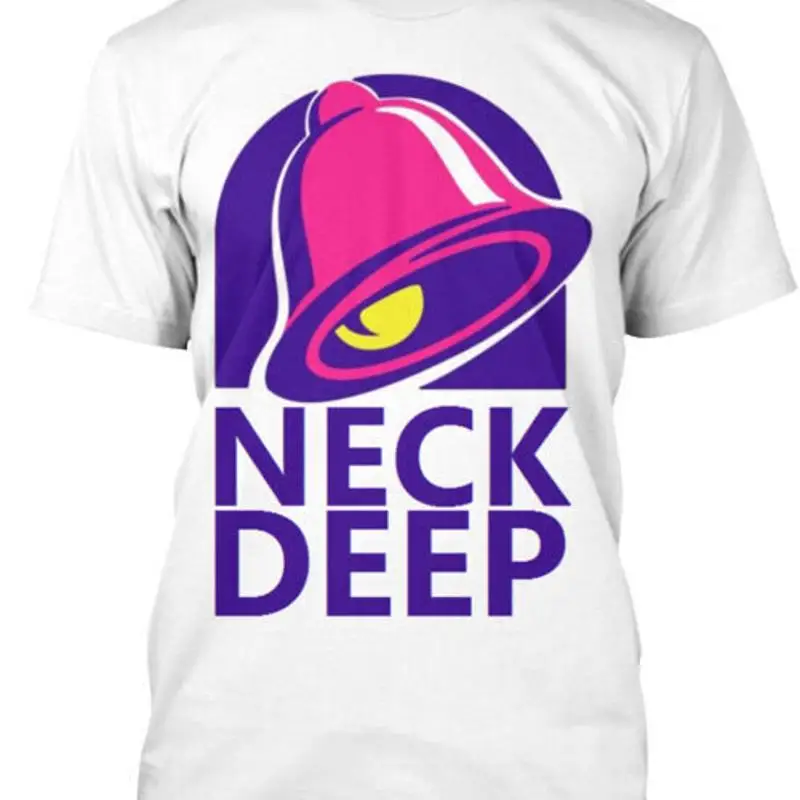 Neck Deep Taco Bell T Shirt Size S to 5XL white color