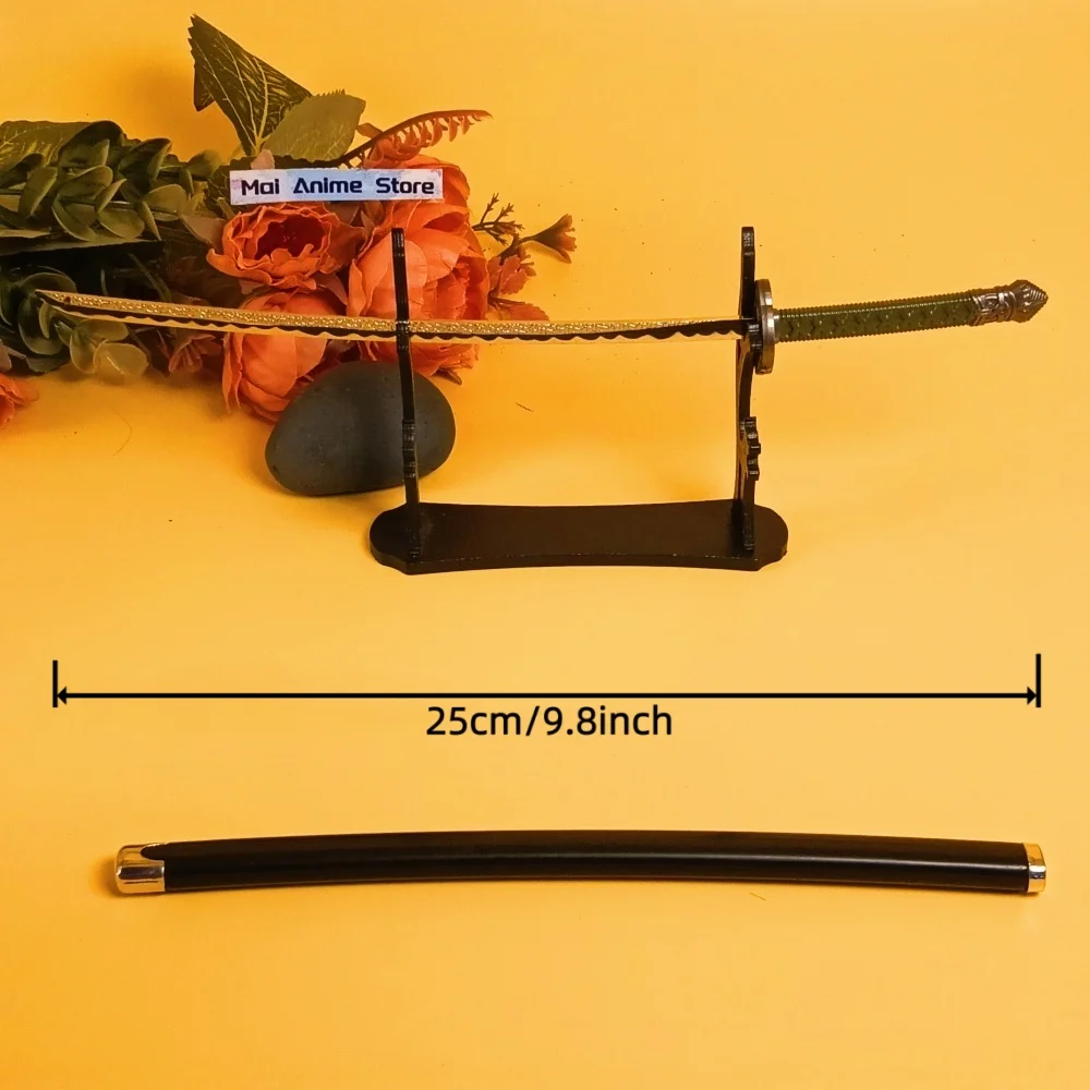 9.8 بوصة أنيمي إلدن كاتانا الأصلي الساموراي صابر القمر بليد النينجا سكين المعادن السيف الصلب الحجم الحقيقي اليابانية كاتانا لعبة هدية
