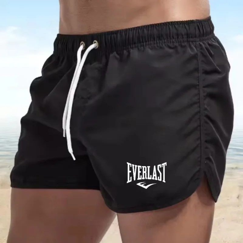 Мужские спортивные шорты EVERLAST, быстросохнущие спортивные шорты из дышащей сетки на лето