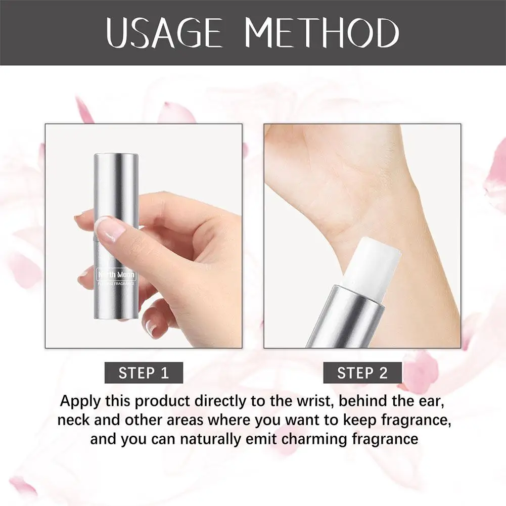 Твердые духи, устойчивый к поту, стойкий тонкий аромат, дезодорант для свиданий, свежий цветочный аромат, аромат феромонов, портативный твердый бальзам-стик