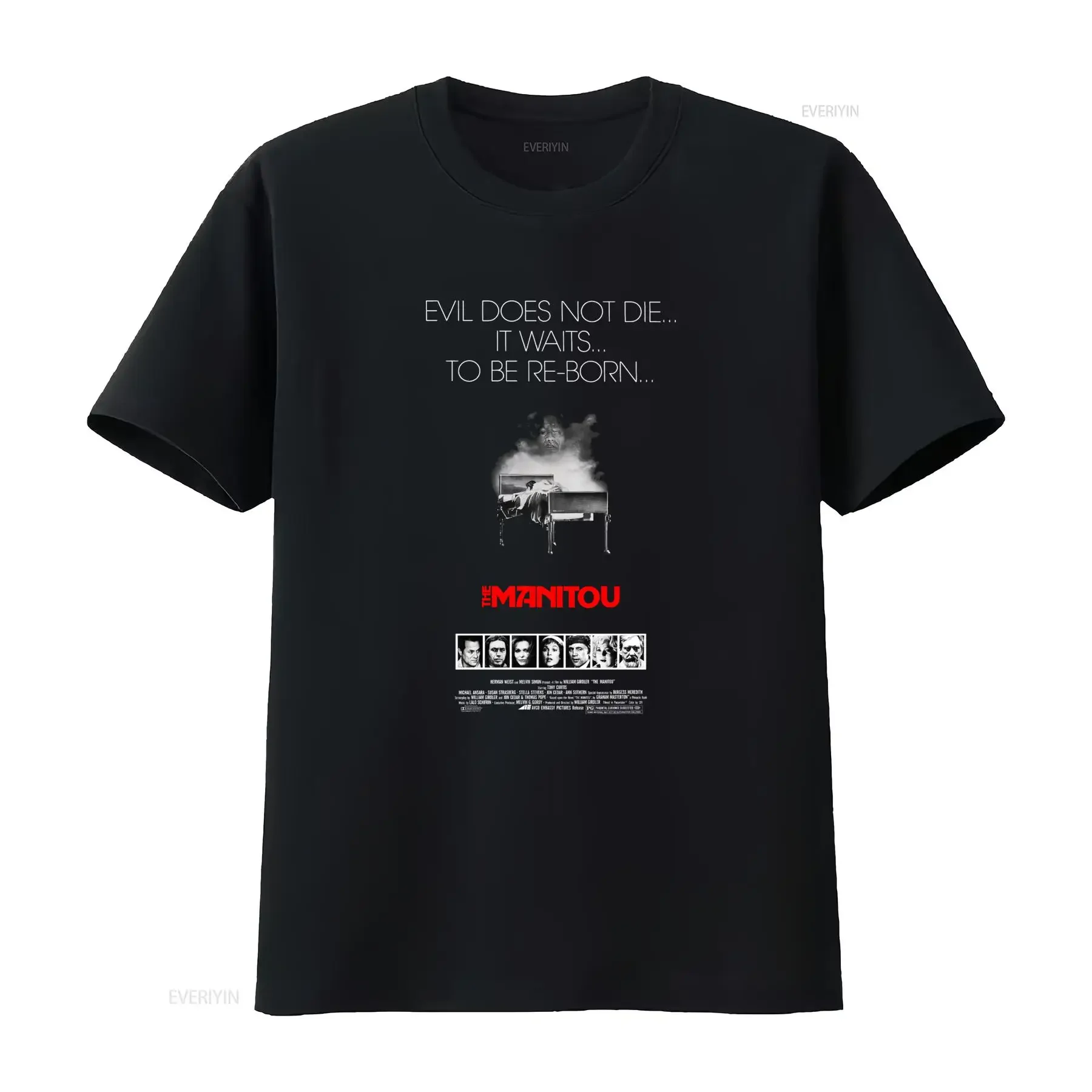 The Manitou Horror Movie Inspired 100 Cotton Pre Shrunk Hand Screened T Shirt vintage Washed Stylish Casual Breathable
