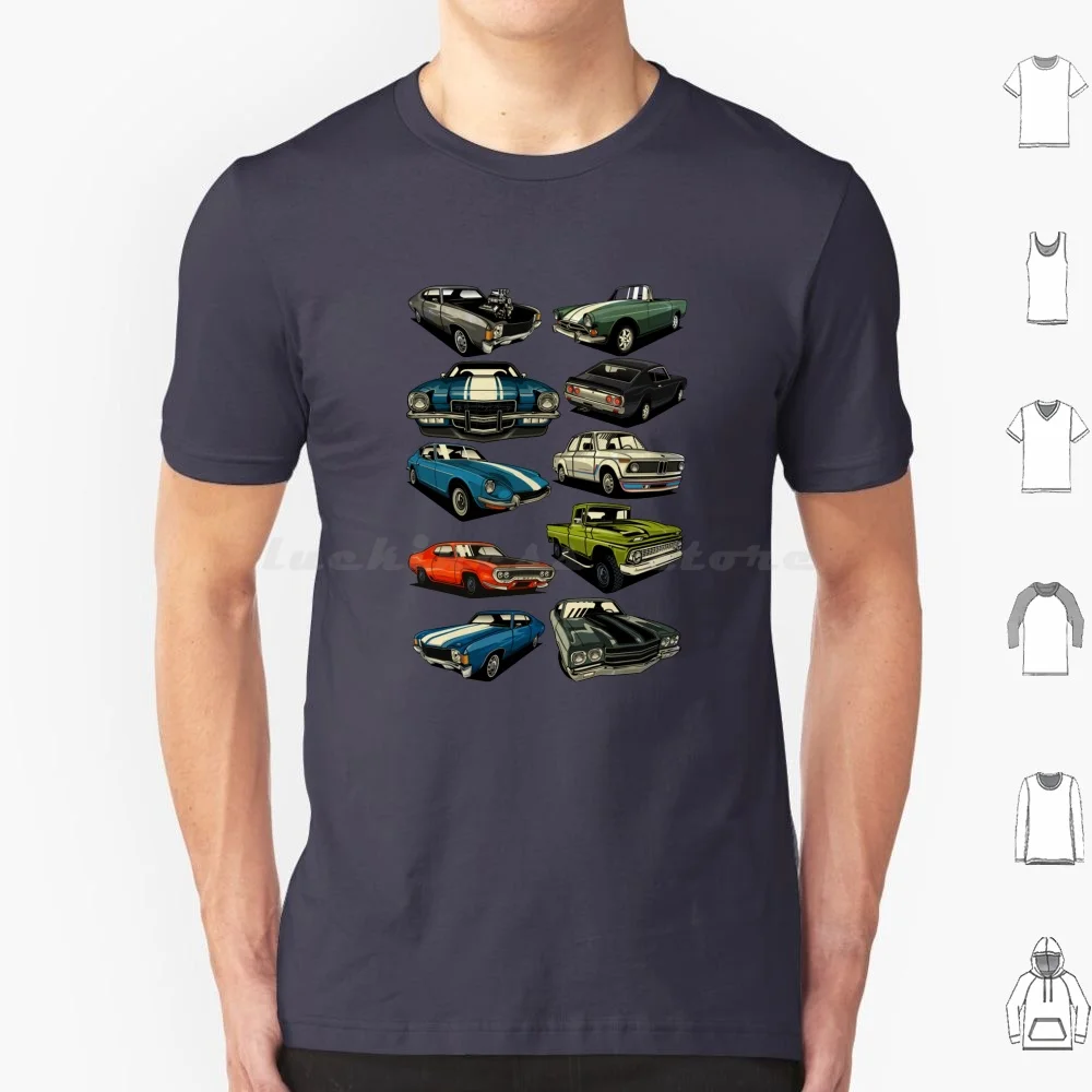 Classic Cars T Shirt Cotton Men Women DIY Print Cars Motor Classic Vintage Carlovers Classiccars Gt Speed Sportscar Drift Fast
