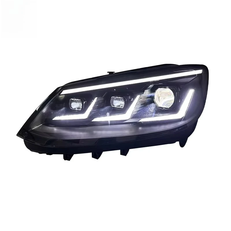 2 Pieces for VW 7n Sharan 2012 2019 LED Head Lamp Upgrade New Condition Front Light Headlamp Sharan Auto Parts
