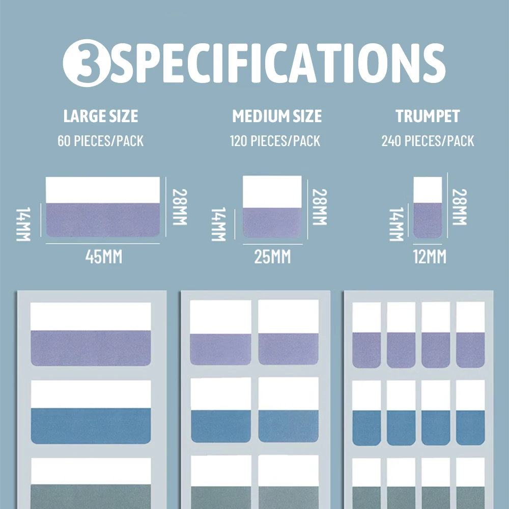 Sticky Index Tabs Multicolor Classification Stickers Sticky Folder Index Label school Memo Notebook Sticker Office Supplies