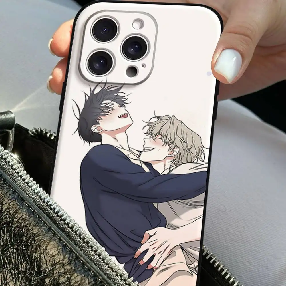 الكورية كاريكاتير منخفضة المد الشفق جراب هاتف آيفون 17 16 15 11 12 13 14 برو ماكس 16 زائد 12 Mini 7 8 XR XS 15Pro ماكس غطاء #6