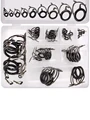 75Pcs Rod Eye Ring
