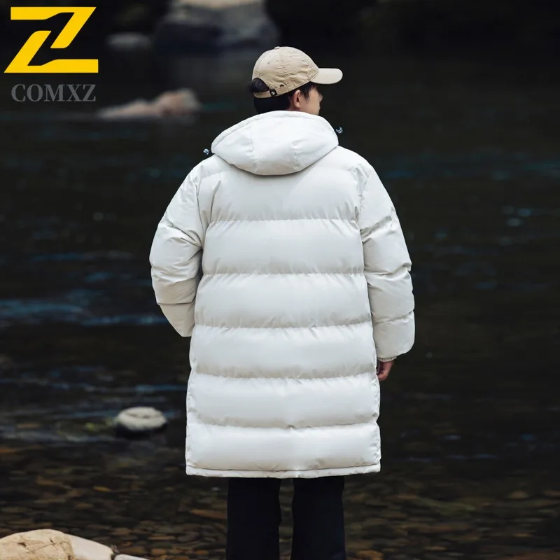 COMXZ الراقية معطف الحشو يندبروف بلون الأعمال مأدبة الغولف الفاخرة الحشو 2025 السفر وسيم الرجال الشتاء سترة