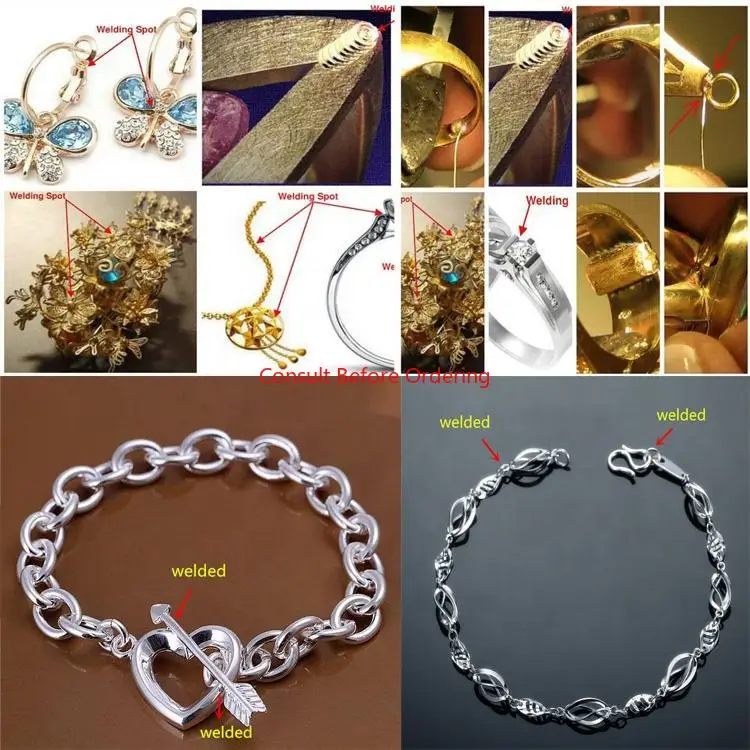 Saldatrice per gioielli con saldatore in oro e argento di vendita in fabbrica Saldatrice per gioielli da 200 W