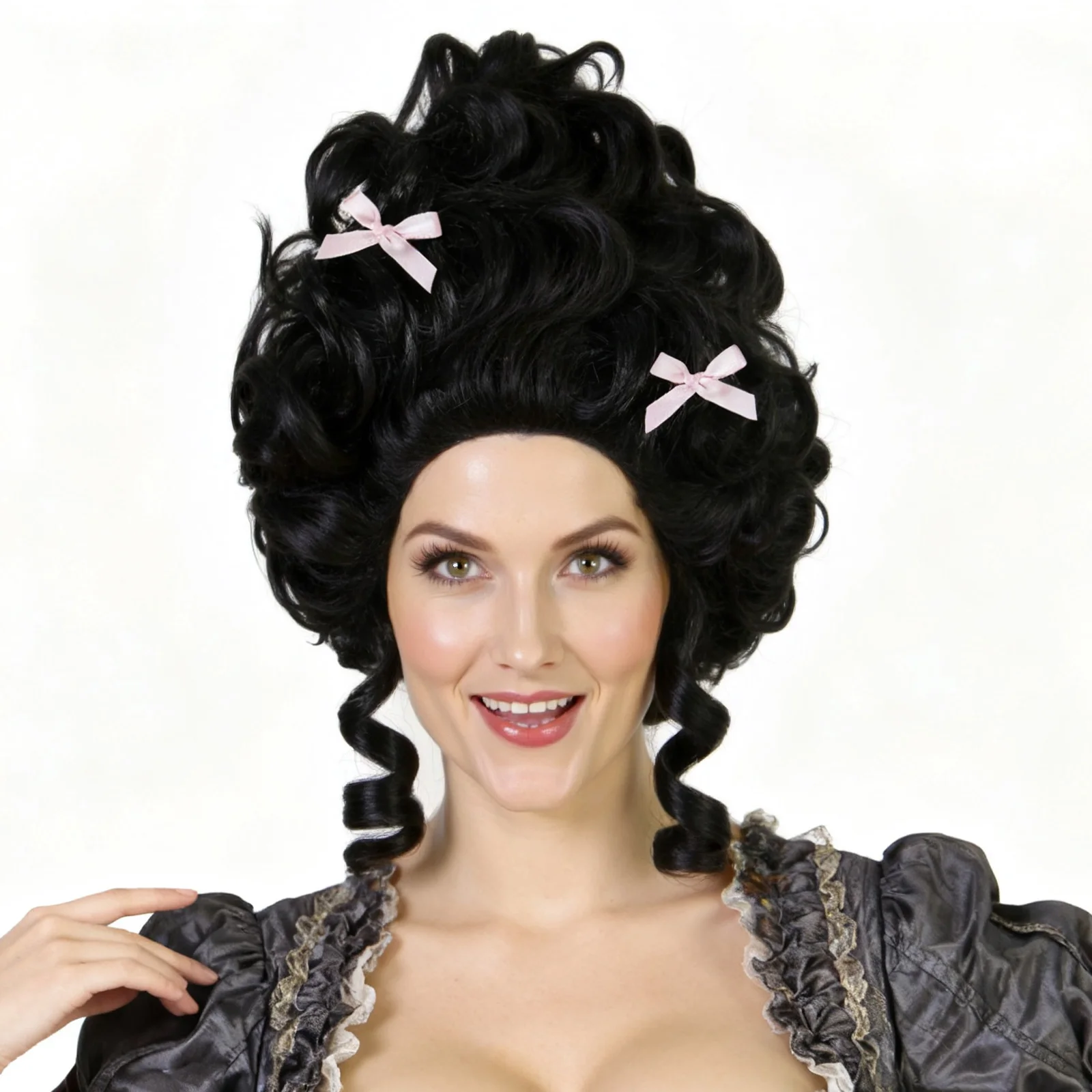 

Синтетический короткий волнистый вьющийся парик, большой пышный улей, парики для женщин, подходят для костюма 70-х, 80-х годов или винтажного косплея на Хэллоуин