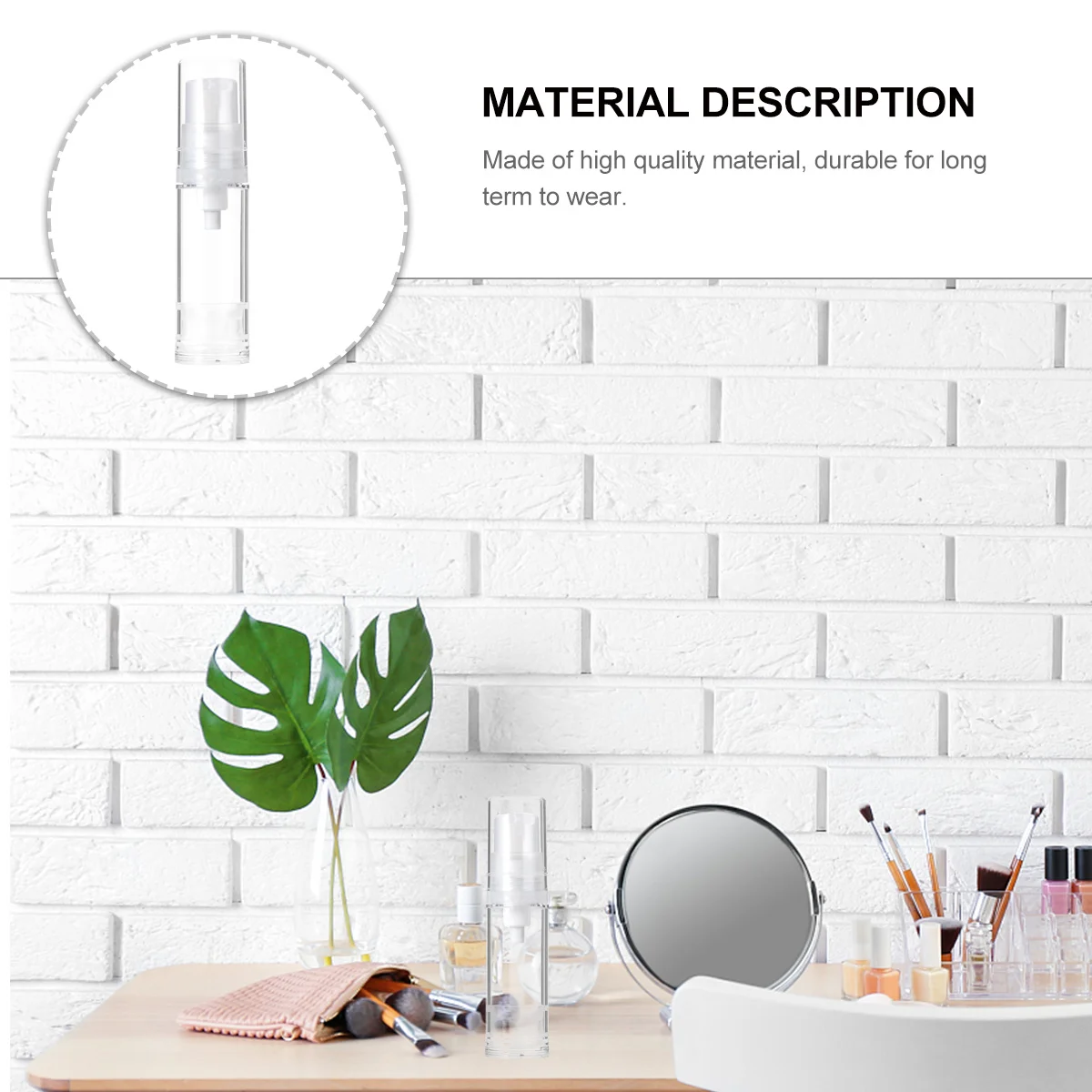 

12Pcs Skin Care Subpackaging Bottles Durable Lightweight Leakproof Plastic Storage Containers Portable Travel Use