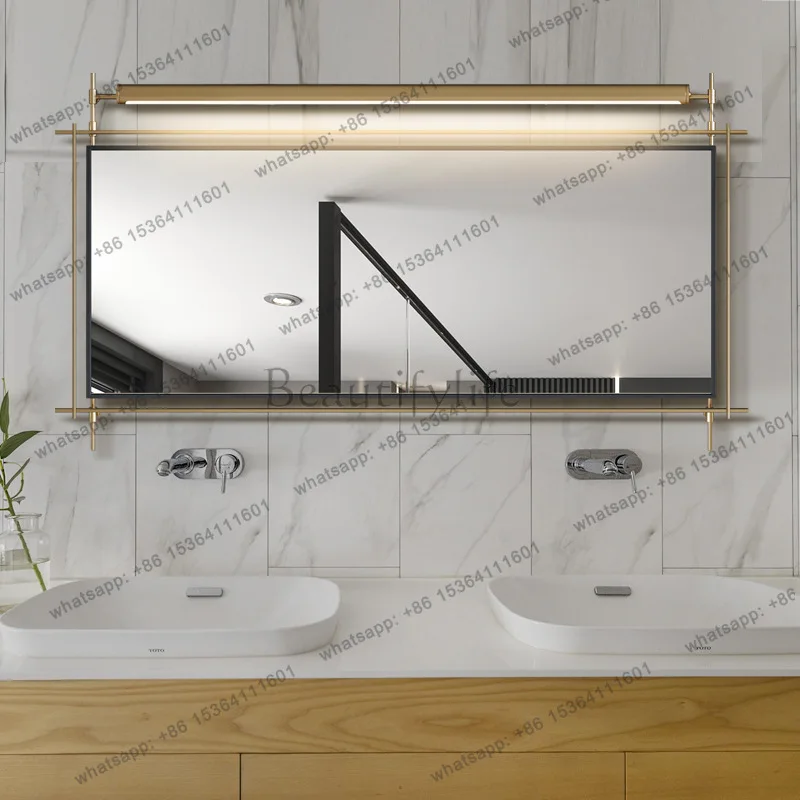 

New Chinese fill light makeup mirror decoration painting beauty salon hanging painting