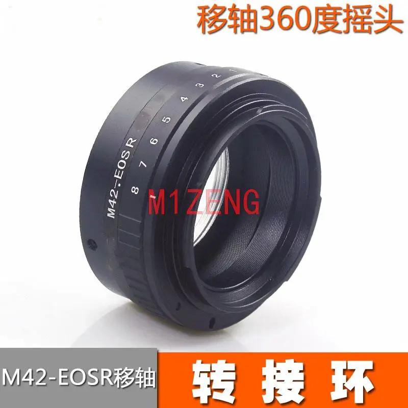 

m42-eosr Tilt adapter ring for m42 42mm mount lens to canon RF mount eosr R3 R5 R5C R6II R6 R7 R8 RP R10 R50 R100 camera