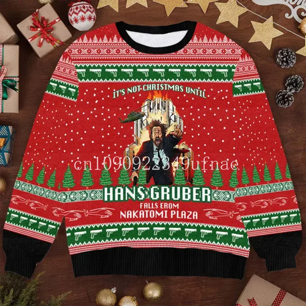 

Nakatomi Square Ugly Christmas sweater It's not Christmas, 3d printed movie Boys Girls Ugly Christmas sweater, plus size Christm