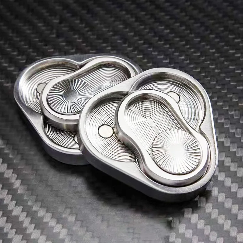 Triangle Rotation Fidget Slider EDC Adult Metal Toys ADHD Autism Sensory Anxiety Stress Relief Toys Fun Office Desk Toys Gifts