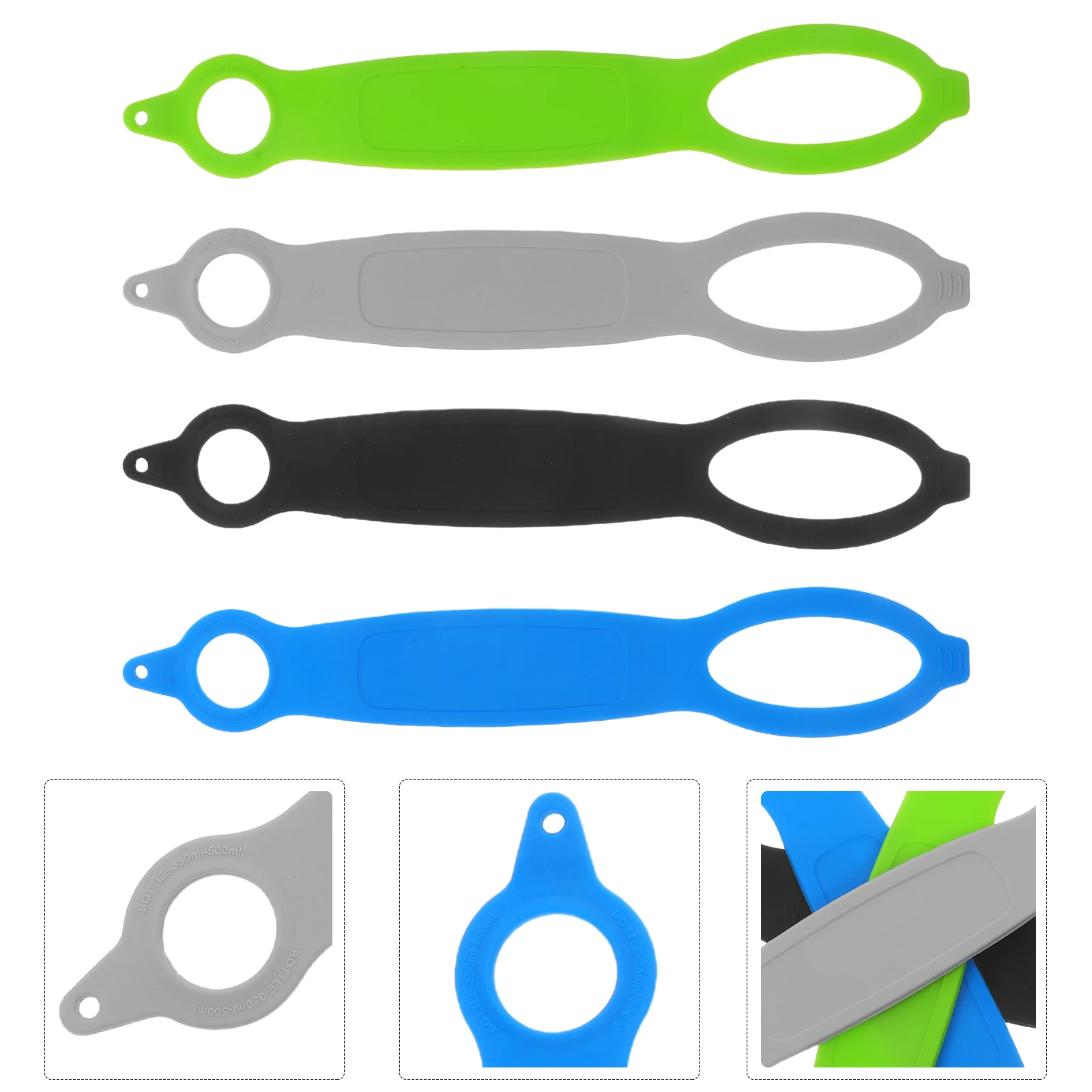 

4 Pcs Running Water Bottle Buckle Miss Bicycle Carrier Grip Soft Strap Sport Bottles