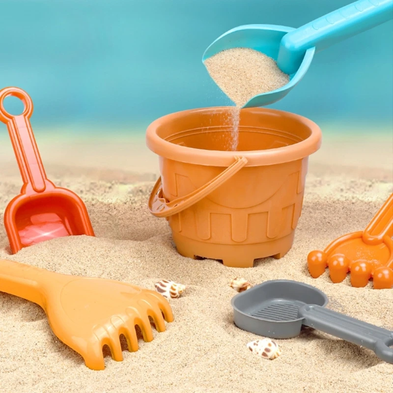 Todders Beach Toy Sand for Kids Sand Molds Rake for Gardening Snow Backyard Outdoor Beach Toy Gadgets Set