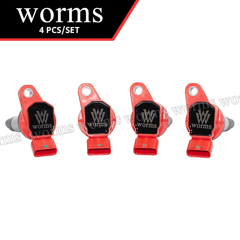 Worms Ignition Coil 4Pcs Set High Performance For Toyota Corolla Prius C-HR 2009 1.8L 2.0L ateşleme sistemi 90919-02252