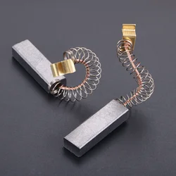 2 uds 4117 32,4mm cepillos de carbono de resorte limpieza al vacío máquina de coser hilo recortador Motor instalar en ventosa accesorios de costura