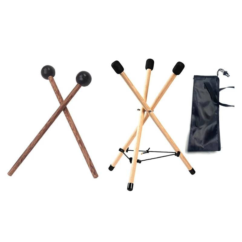 Drum Stand Handpan Stand Soild Wood Snare Stand As Shown Musical Instrument Accessories For 10 To 15 Inch Percussion Instrument