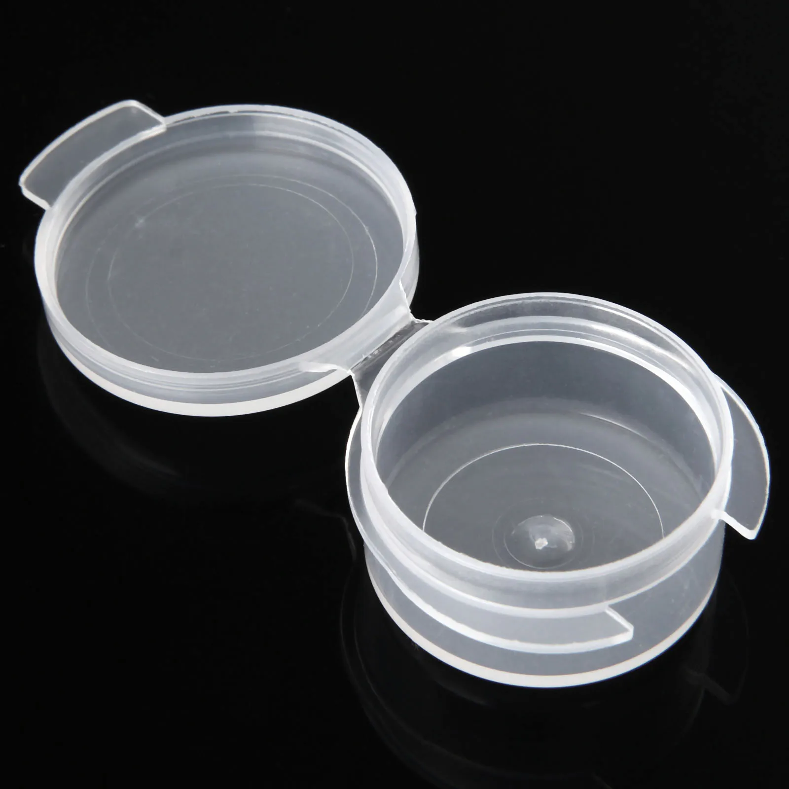 10pcs/20pcs Cosmetic Button Jar 5g Clear Plastic Button Cover Mini Q Pot Leak Proof Cream Empty Makeup Container Sample Bottle