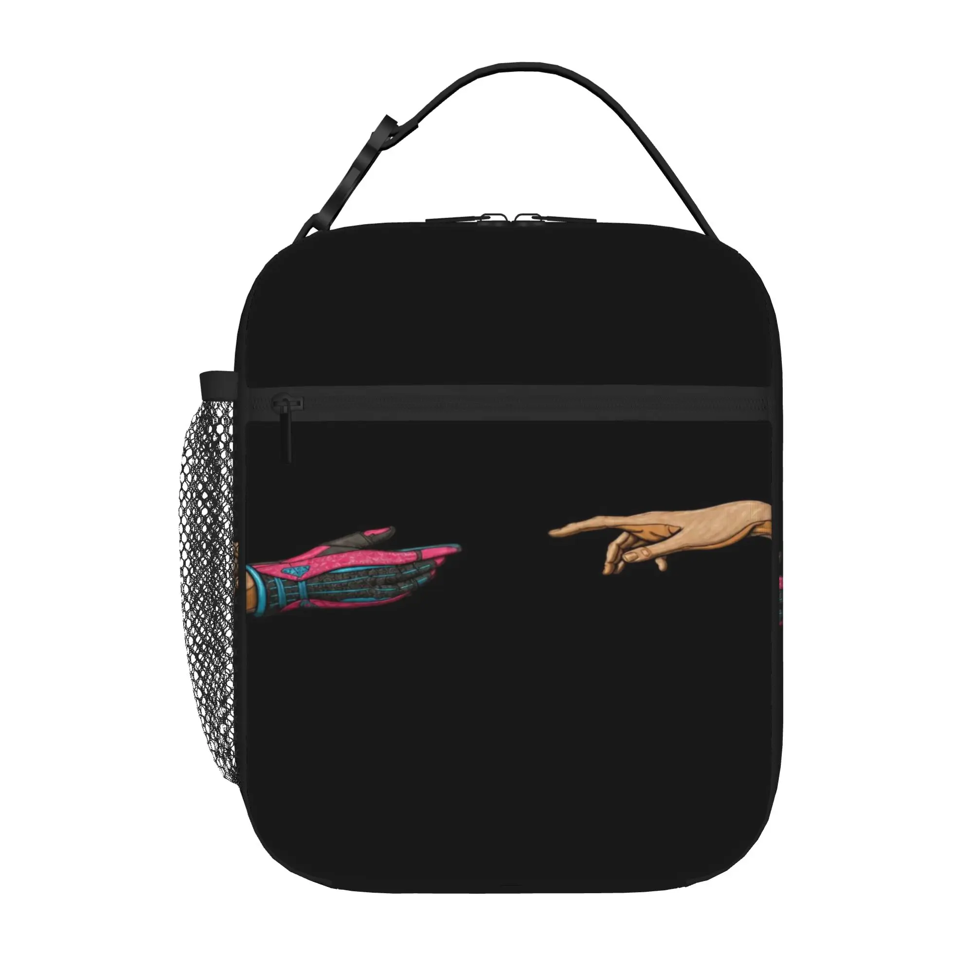 Back to school season  Handbag CS GO Hand Touch Gaming Graphic Vintage Good Quality Classic Leakproof Lunch Bag