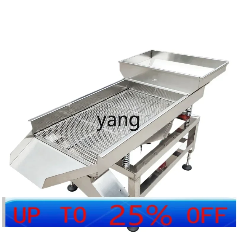 

lmm stainless steel linear vibrating screen small industrial vibration tea electric screening machine