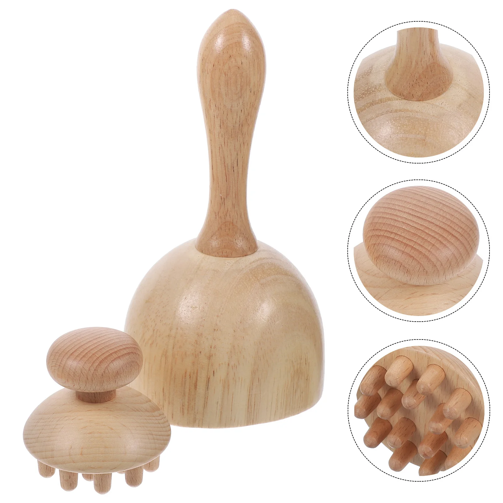 

1Set Wooden Body Massager Fire Torch Octopus Design Manual Muscle Sculpting Tool Head Neck Back Massaging Tool for Home Travel