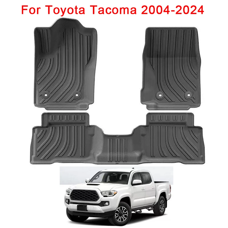 Car Floor Mats for Toyota Tacoma 2004-2006 2007 2008 2009 2010 2011 2012 2013 2014 2015 2016 2017 2018 2019 2020 2022 2023 2024