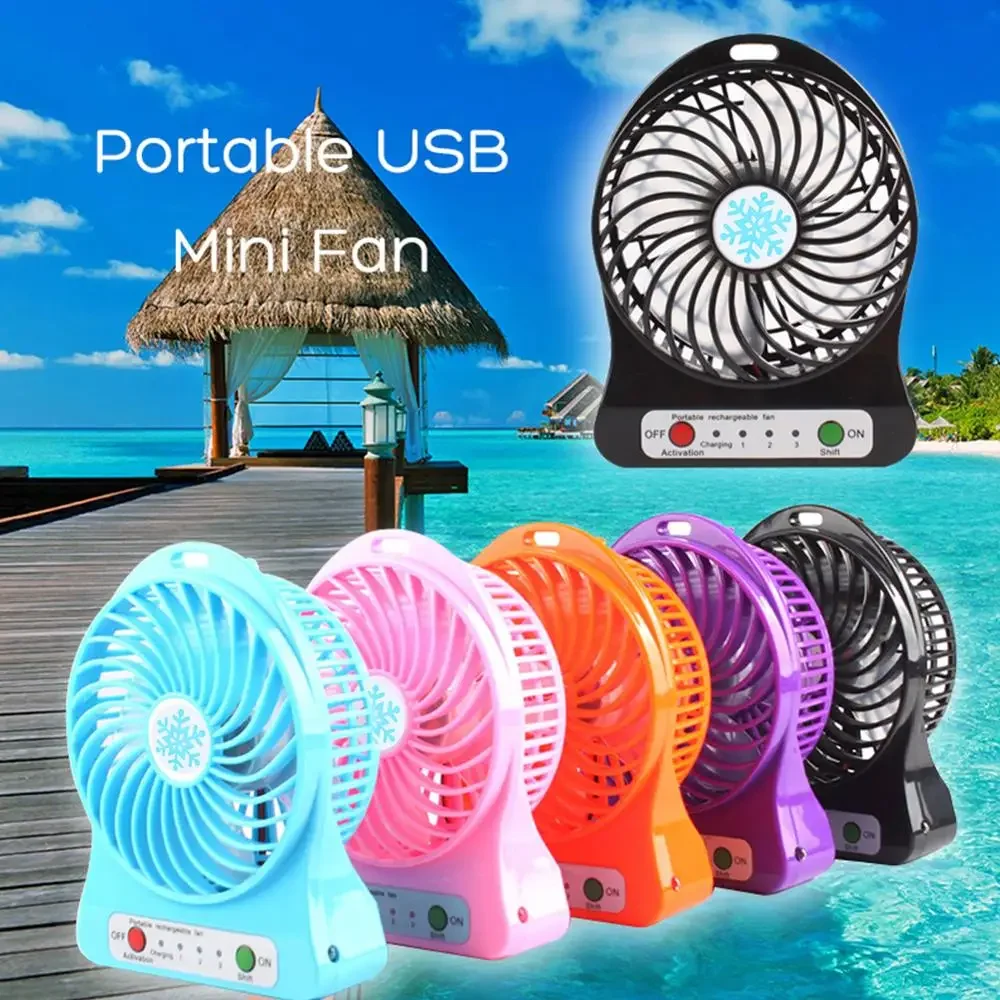 Portable Mini Handheld Fan Rechargeable USB Pocket Desk Cooler for Office Outdoor Wall mount fan Ventilador de pie Neck cooling