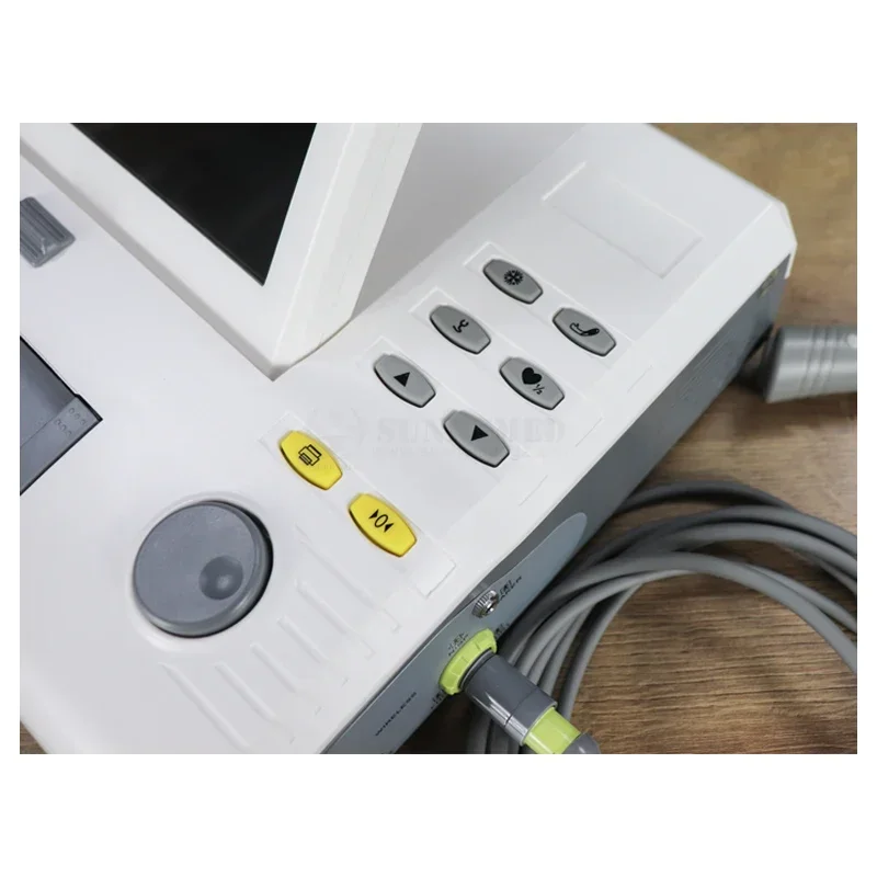 For SY-C010-1 Portable 7 inch Cardiotocography ctg price Cardiotocograph Machine FHR TOCO TWINS