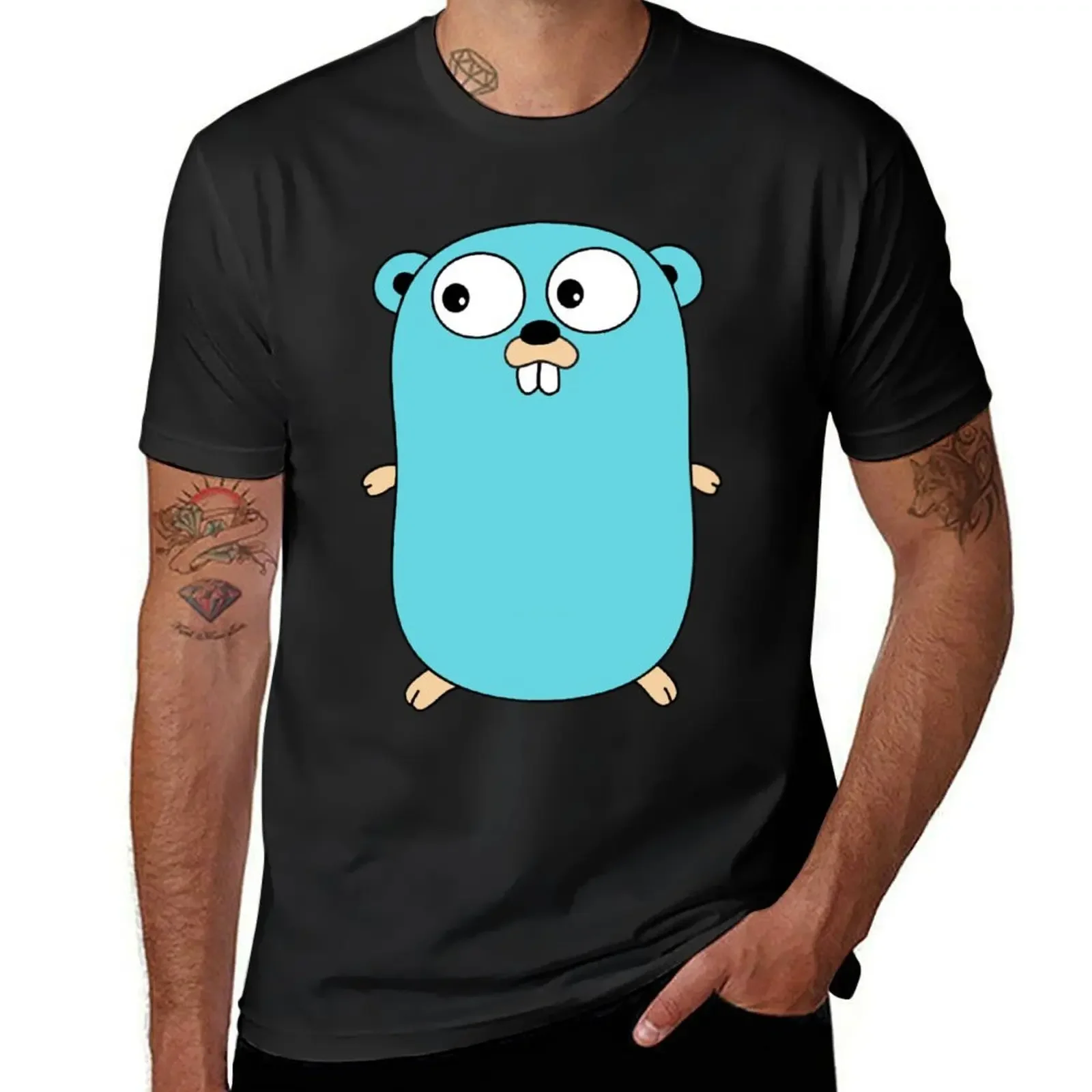 The Go Gopher T-Shirt hippie clothes vintage t shirts Blouse anime tshirt mens t shirt graphic