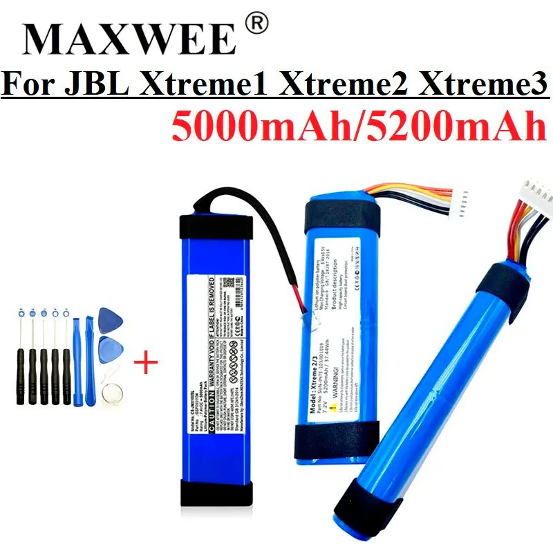 5000/5200mAh Battery For JBL XTREME  Xtreme 1  Xtreme2 Xtreme3 Version Wireless Bluetooth Speaker Battery Xtreme 1 +Tool