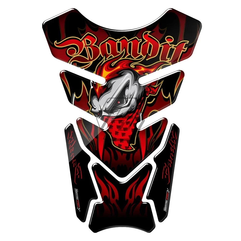 Applicable to For Suzuki Bandit 3D Motorcycle Tank Pad Gel Protector Sticker 3D Resin