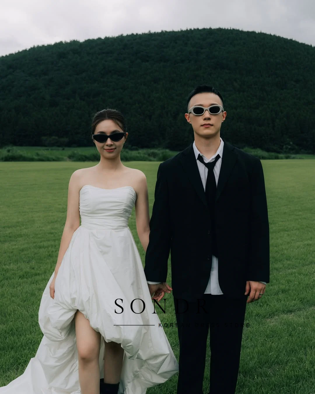 Sondr тафта корейские свадебные платья фотосессия милая линия японское свадебное платье для невесты корсет по индивидуальному заказу