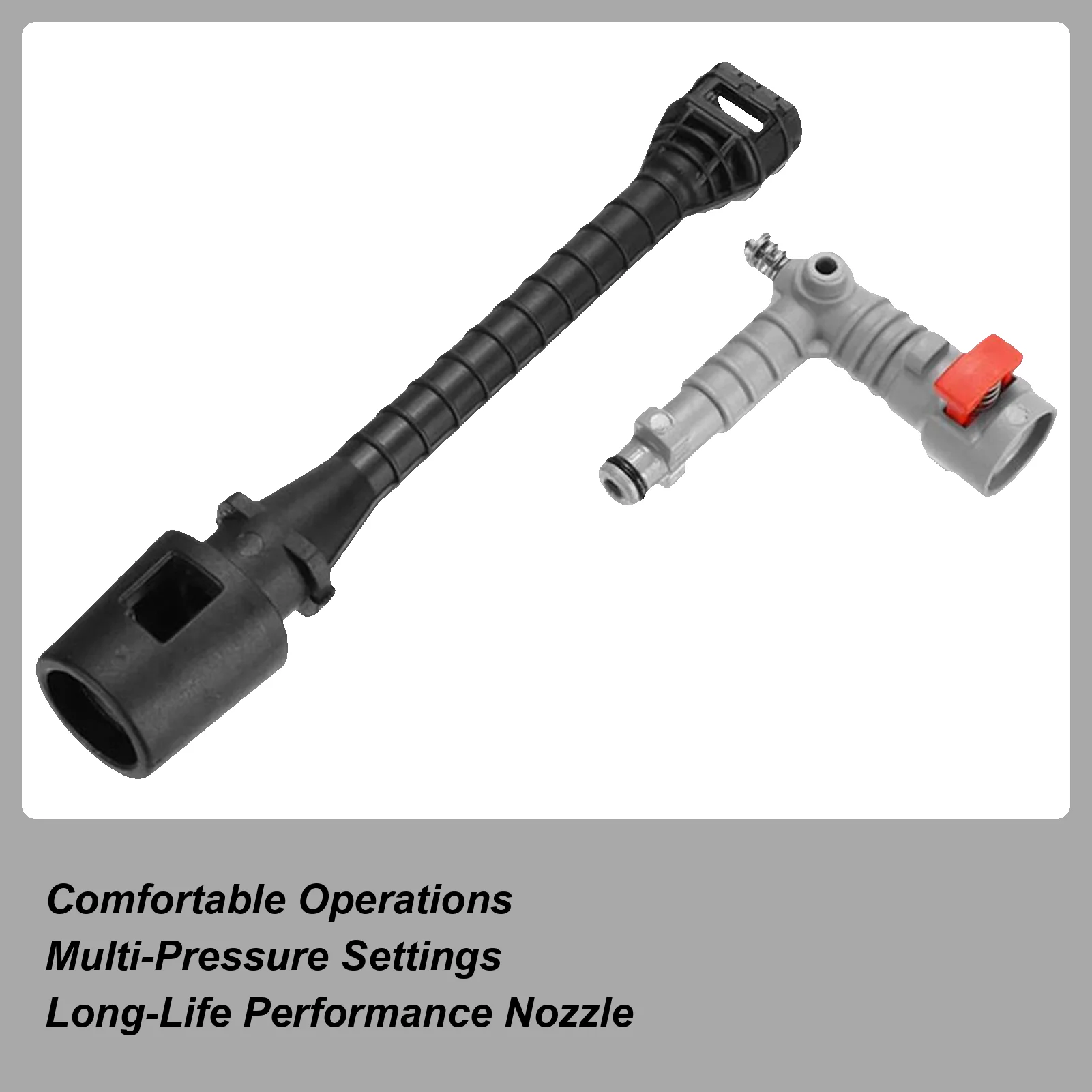 

Water Hose Nozzle High Pressure Car Wash Heavy Duty Water Hose Sprayer Head Multifunctional Watering Sprayer Cleaning Tool For