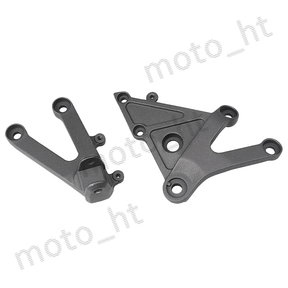 CBR 600 RR F5 Aluminum Alloy Motorcycle Front Foot Pegs Footrest Brackets for Honda CBR600RR 2003 2004 2005 2006 Black