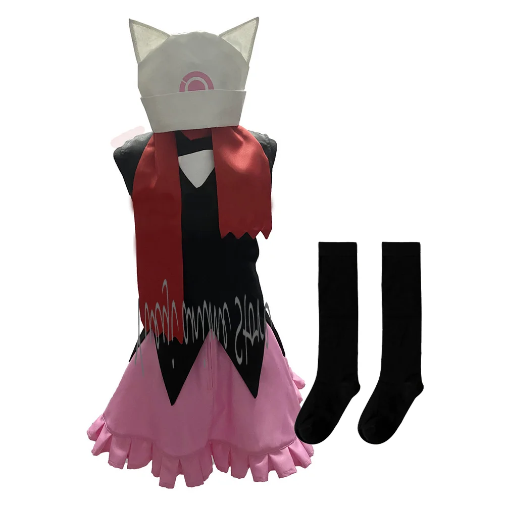 

Индивидуальный костюм для косплея аниме Dawn-Hikari для женщин-набор платьев для вечеринки на Хэллоуин