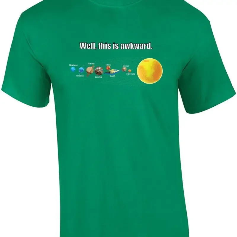 Well This Is Awkward Funny Flat Earther T shirt