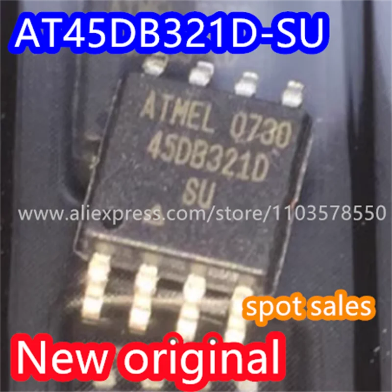 10PCS 100% Brand new original AT45DB321D-SU package SOIC-8 45DB321D chip 32Mbit FLASH memory IC chip 45DB321D-SU