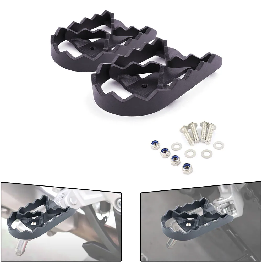 

Wide Footrest Wide Footpeg Plate Adaptors For Honda CB1000 CB300F CB300R CB500F CB500X CB900F CBR1000F CBR1100XX CBR250R VFR1200