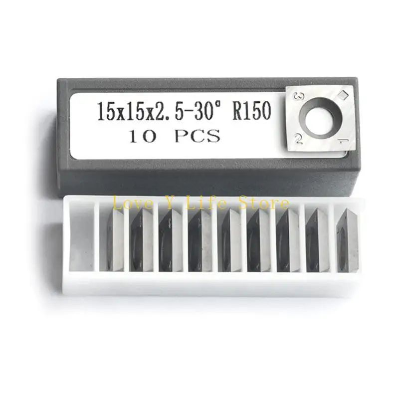 

L74C 10 шт. квадратные карбидные вставки для токарного станка по дереву 12x12x2,2 мм 35 градусов инструмент для токарной резак