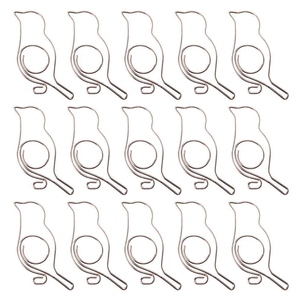 20 Pcs Multipurpose Paper Clip Office Jumbo Binder Clips Metal Assorted Household Supplies