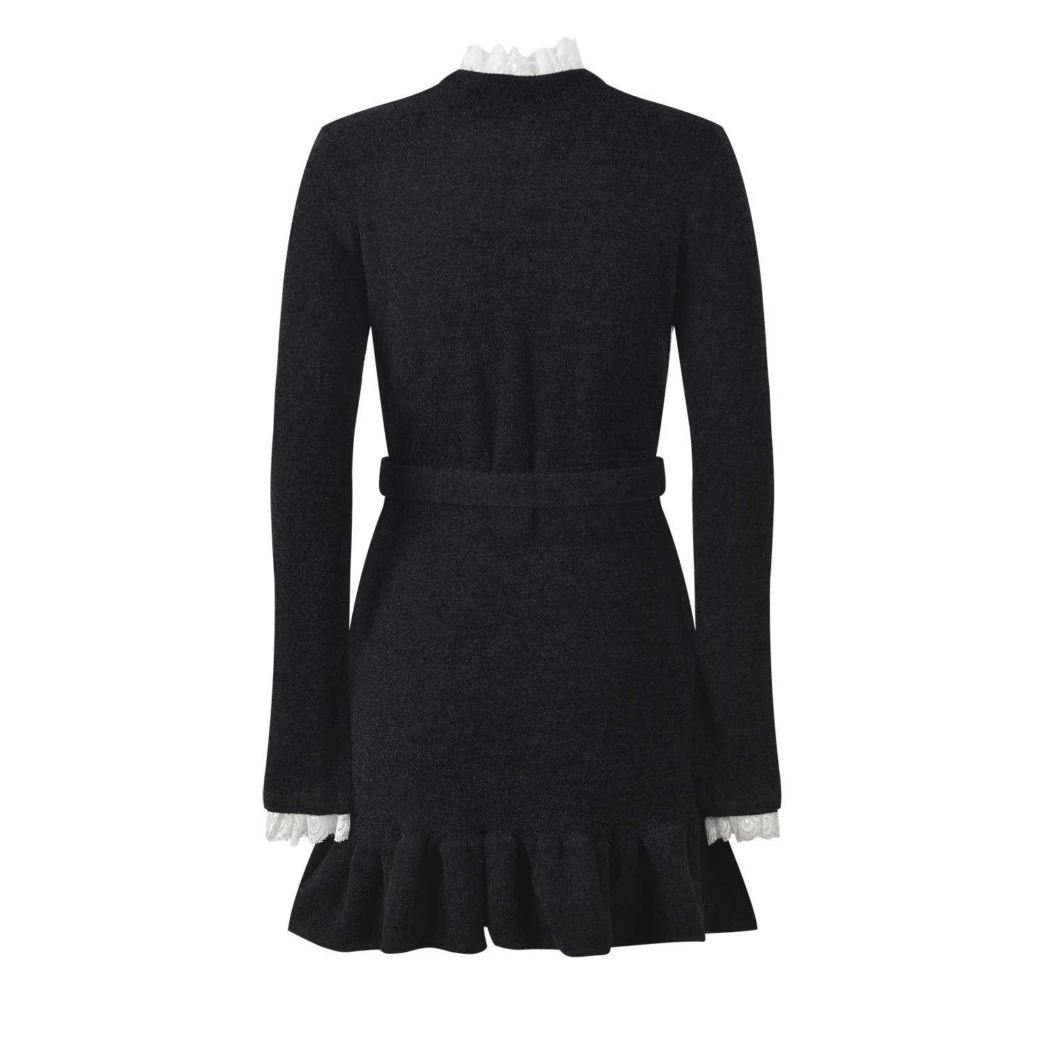 Ele ارتفاع الخصر ألف خط الدكتور الدانتيل تقليم المرقعة مربوط Ci تخفيف طويل Sve الأزهار سليم صالح المرأة الدكتور