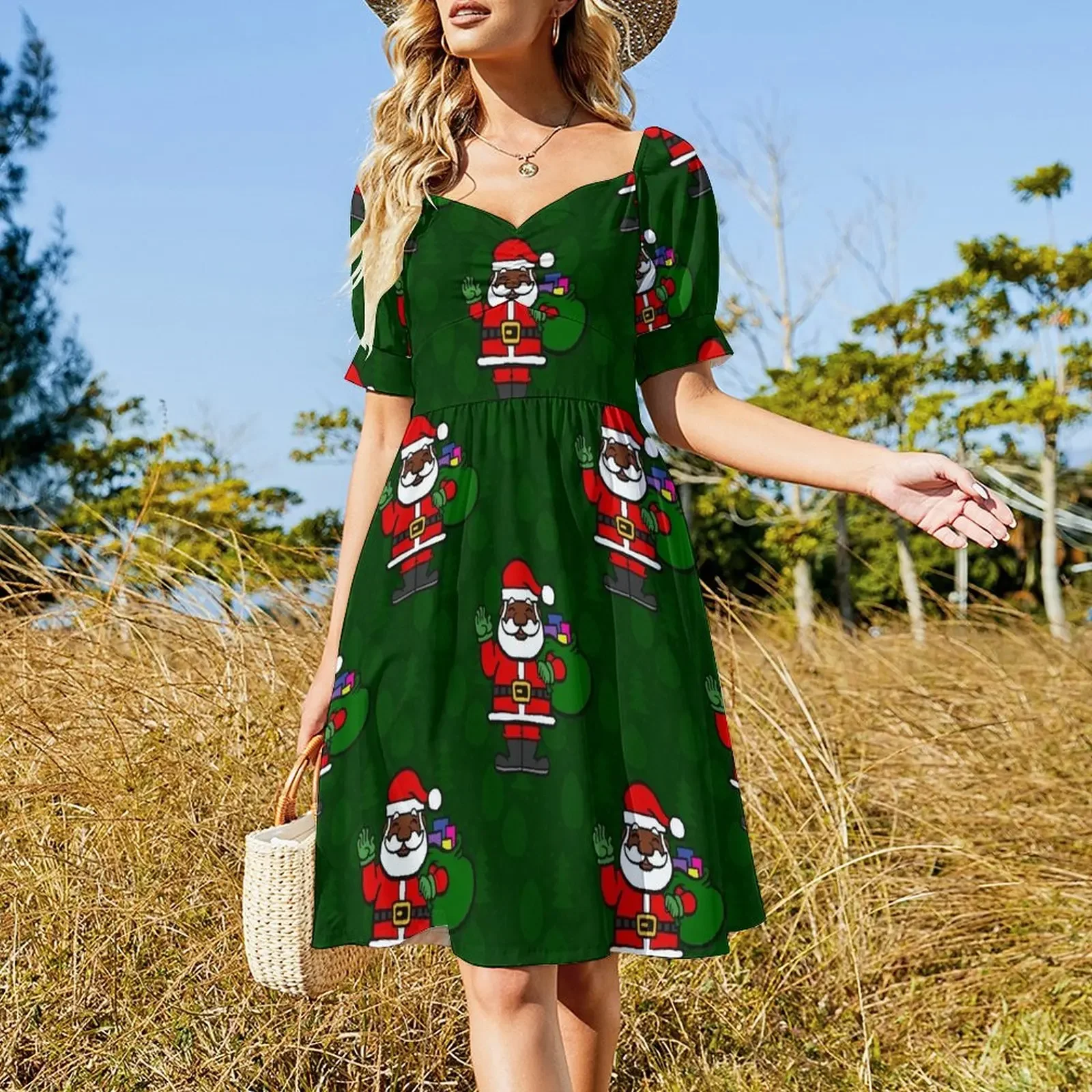 african santa christmas gifts Sleeveless Dress women's luxury party dress Summer skirt Prom gown Party dresses Dress