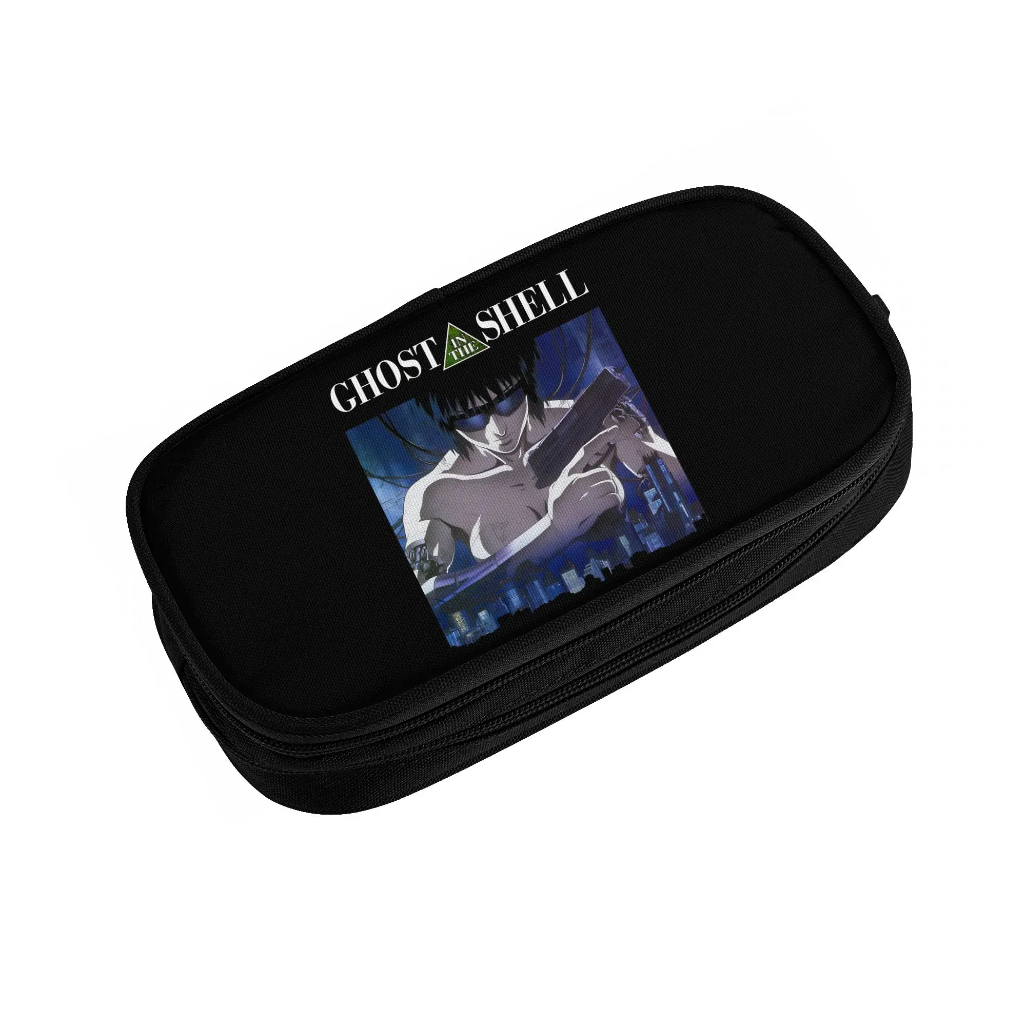 Ghost In The Shell Anime Pencil Cases Lovely   Pen Bag Student Large Storage Students School Zipper Pencilcases